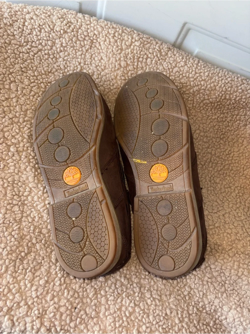 Timberland brown suede boat shoes size 10.5 M